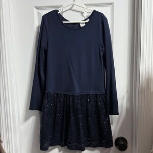 GAP Midnight Blue Sequin Formal Dress